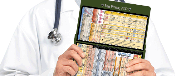 Coral Anesthesia WhiteCoat Clipboard